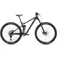 Cube Stereo 120 Race Mountain Bike 2022 Black Anodized