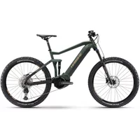 HaiBike All Trail 4 27.5 Electric Mountain Bike 2024 Green/Metal Gold
