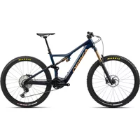 Orbea Rise M10 29er Electric Mountain Bike 2022 Coal Blue/Red Gold
