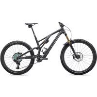 Specialized S-Works Stumpjumper Evo Mountain Bike 2024 satin Carbon/Brushed Liquid Black Metal/Limeston/Brushed Chrome