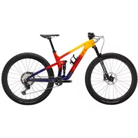 Trek Top Fuel 9.8 Xt Mountain Bike 2022 Marigold/Red/Purple Abyss
