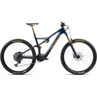 Orbea Rise M-Team 29er Mountain Bike 2022 Coal Blue/Red Gold