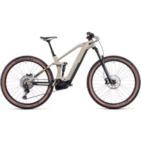 Cube Stereo Hybrid 140 HPC Race 625 Electric Mountain Bike Desert/Orange