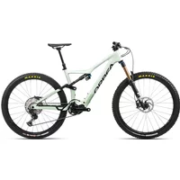 Orbea Rise M10 29er Electric Mountain Bike 2022 Sap White/Green Fog