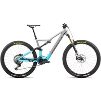 Orbea Rise H10 Electric Mountain Bike 2022 Mouse Grey/Sky Blue