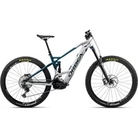 Orbea Wild FS M10 Carbon Electric Mountain Bike Silver/Green