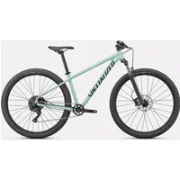 Specialized Rockhopper Comp 27.5 Hardtail Mountain Bike 2024 Gloss CA White Sage/Satin Forest Green