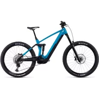 Cube Stereo Hybrid 160 HPC SL 750 27.5 Electric Mountain Bike 2022 Aquamarine/Black