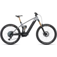 Cube Stereo Hybrid 160 HPC SLT 750 Electric Mountain Bike 2022 Silver