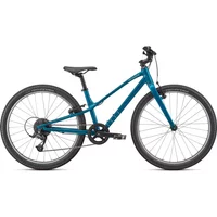 Specialized Jett 24 Kids Mountain Bike 2022 Gloss Teal Tint/Flake Silver