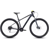 Cube Aim Pro Mountain Bike 2024 Grey/Flash Yellow