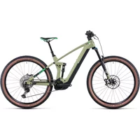 Cube Stereo Hybrid 140 HPC SL 750 Electric Mountain Bike 2022 Green