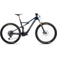 Orbea Rise M-LTD 29er Mountain Bike 2022 Coal Blue/Red Gold