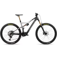 Orbea Rise M-Team Electric Mountain Bike 2023 Carbon Raw/Shark Grey