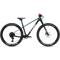 Cube Elite 240 C:62 SLX Kids Mountain Bike 2024 Carbon/Blue/Red