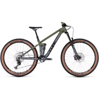 Cube Stereo 140 HPC Rookie Mountain Bike 2024 Grey/Olive