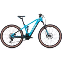 Cube Stereo Hybrid 120 Pro 625 Electric Mountain Bike 2022 Blue/White