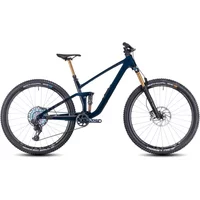 Cube Stereo One44 C:68X SLT Mountain Bike 2024 Liquid Blue/Black