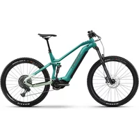 Haibike AllMtn 2 Electric Mountain Bike 2024 Aqua/Green/Black