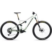 Orbea Rise M-Team 29er Mountain Bike 2022 Sap White/Green Fog